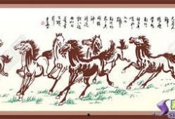 八骏图字如何勾边视频,骏马奔腾的艺术演绎